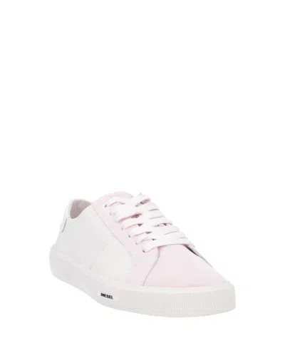 Diesel Solid Color Sneakers In White