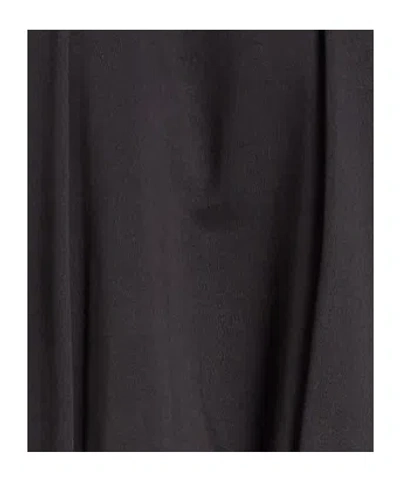 Sportmax Solid Color Sweatshirt In Black