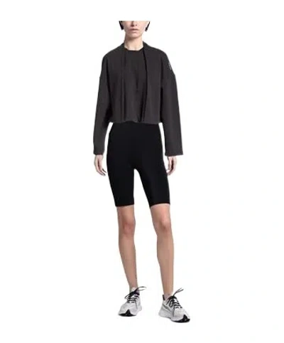 Sportmax Solid Color Sweatshirt In Black