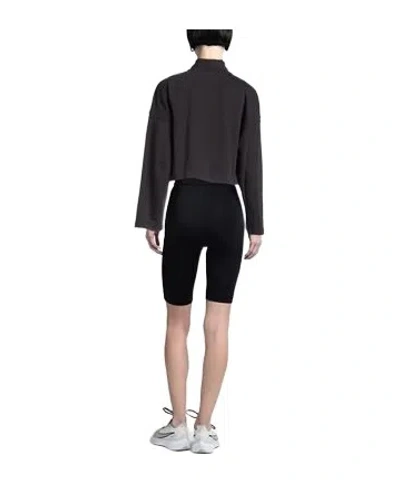 Sportmax Solid Color Sweatshirt In Black