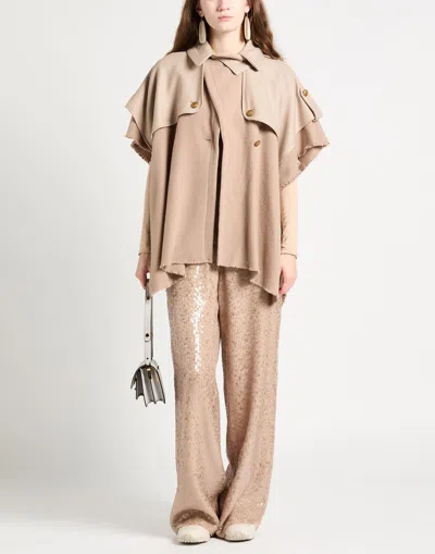 Rag & Bone Solid Color Wool Shawl Coat In Neutral