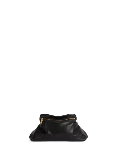 Balmain Dinner At 8 Small Bag In Smooth Leather In Black