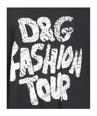 Dolce & Gabbana Oversized T-shirt In Black