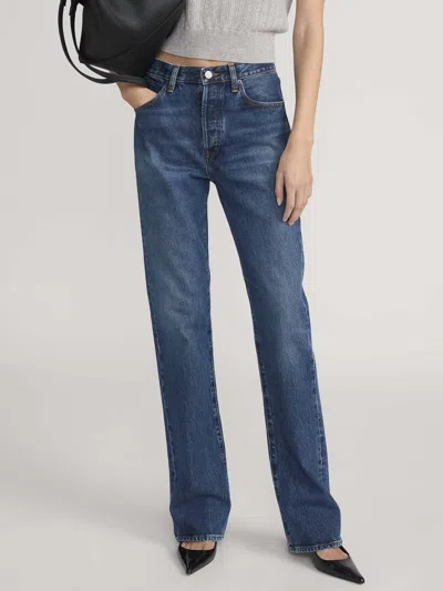 Frame Multi-pocket Jeans In Blue