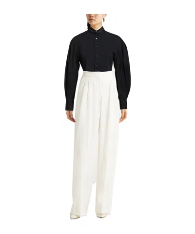 Brunello Cucinelli Solid Color Blouse In Black