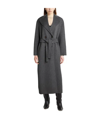 Max Mara Double Breasted Coat In Gray