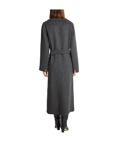 Max Mara Double Breasted Coat In Gray