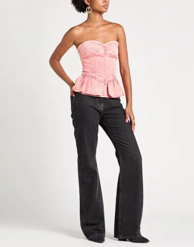 Isabel Marant Plain Colour Top In Pink