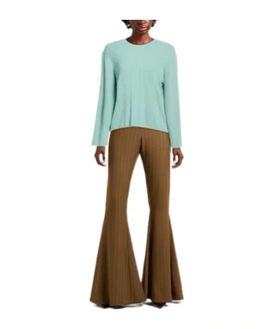 Rag & Bone Solid Cashmere Knit Sweater In Green