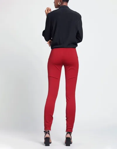 Dolce & Gabbana Solid Color Leggings In Red