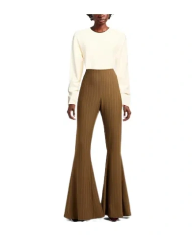 Max Mara Solid Color Knit Sweater In Neutral