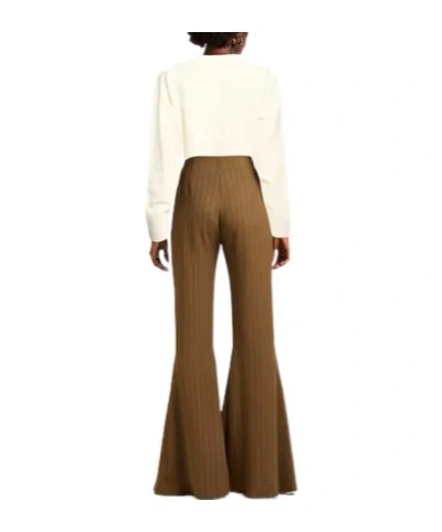 Max Mara Solid Color Knit Sweater In Neutral