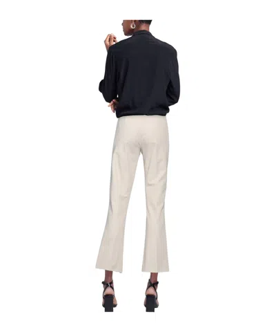 Max Mara Solid Color Casual Trousers In Neutral