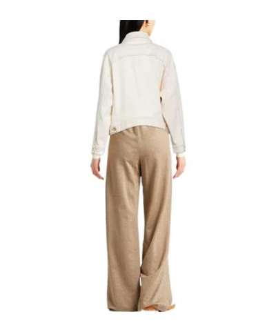 Brunello Cucinelli Buttoned Denim Jacket In White