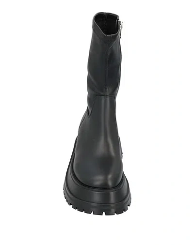 Burberry Platform Boots In Black