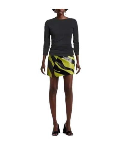 Rag & Bone Solid Color Long Sleeve Top In Black