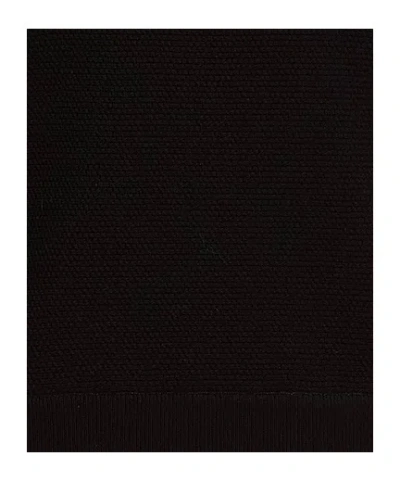 Max Mara Solid Color Knit One-shoulder Top In Black