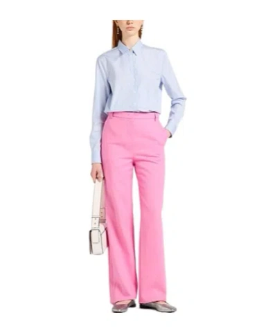 Max Mara Simple Straight-leg Pants In Pattern