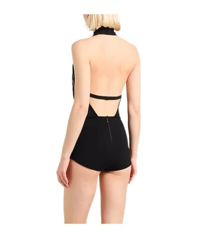 Max Mara Solid Turtleneck Sleeveless Top In Black