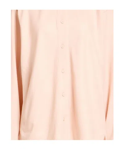 Max Mara Solid Colour Shirts In Nude