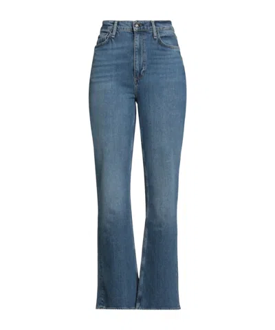 Rag & Bone High-waisted Medium Bootcut Jeans In Blue