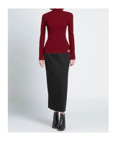 Burberry Turtleneck Sweater In Burgundy