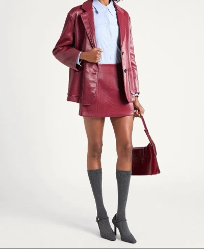 Maxco. Mini Skirts In Red