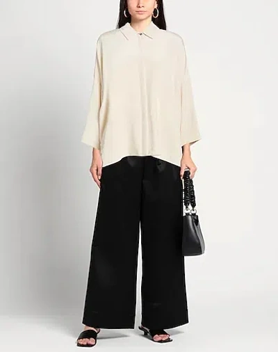 Max Mara Loose Solid Shirt In White