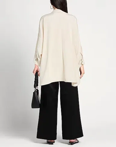 Max Mara Loose Solid Shirt In White