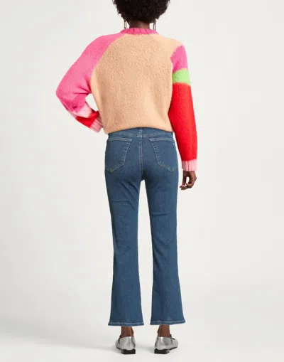 Rag & Bone High-waisted Medium Bootcut Jeans In Blue