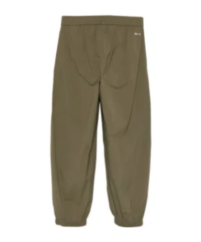 Herno Elasticated Trousers In Green