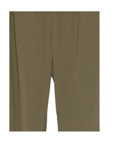 Herno Elasticated Trousers In Green