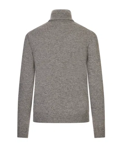Jil Sander Turtleneck Sweater In Gray