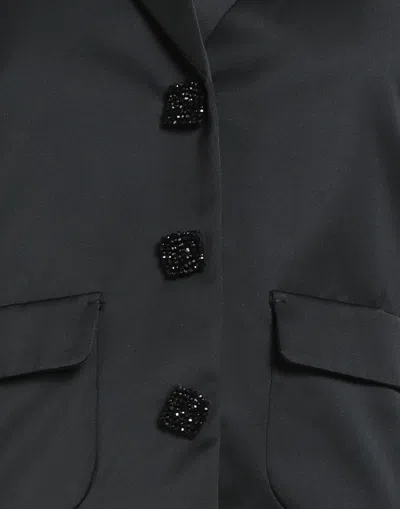 Max Mara Single- Suit Jacket In Black