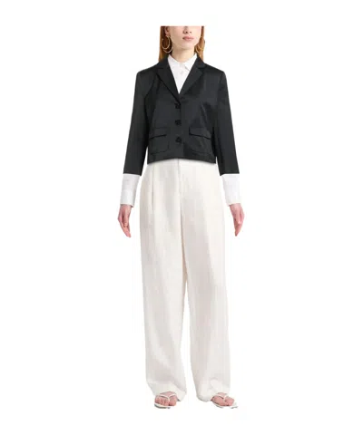 Max Mara Single- Suit Jacket In Black