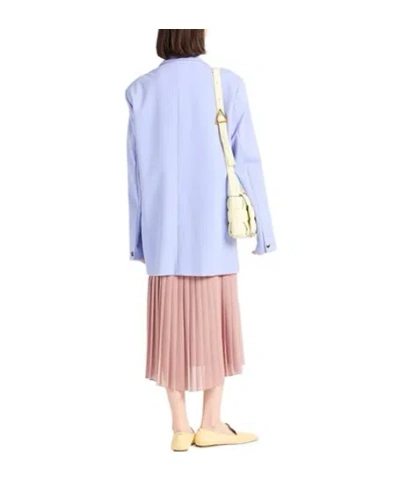 Marni Single-breasted Blazer In Blue