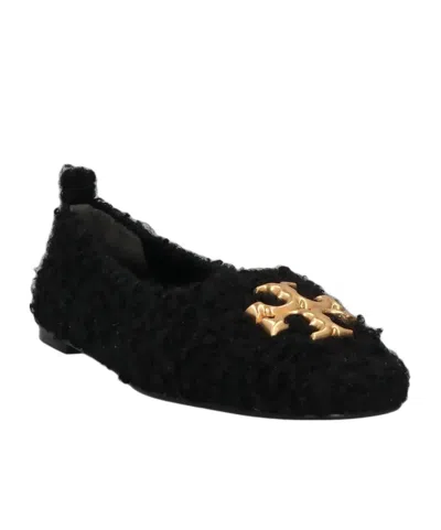 Tory Burch Plain Colour Ballet Flats In Black