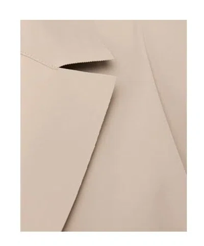 Max Mara Single-breasted Blazer In Nude