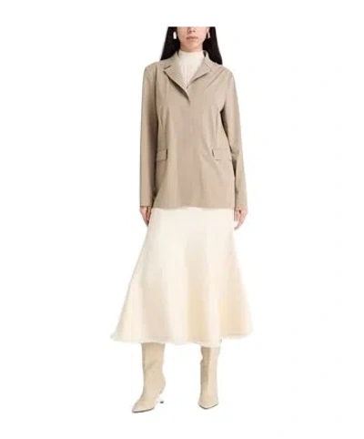 Max Mara Single-breasted Blazer In Nude