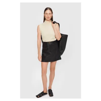 Aeron Belt-loop Skirt In Black