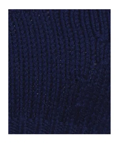 Marni Solid Color Lightweight Wool Knit In Blue