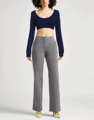 Marni Solid Color Lightweight Wool Knit In Blue