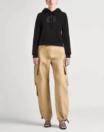 Diesel Solid Color Sweatshirt In Black