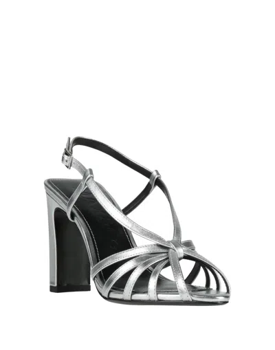 Maxco. One-strap High-heel Sandals In Silver