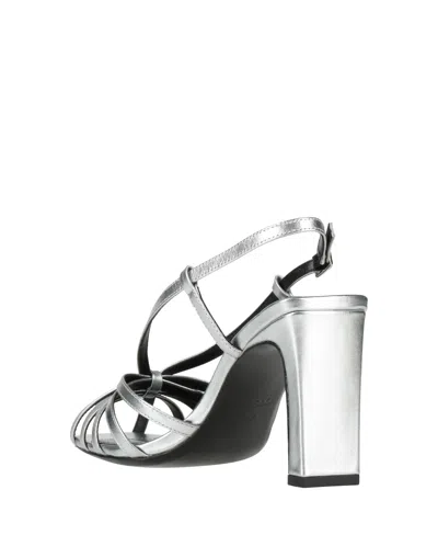 Maxco. One-strap High-heel Sandals In Silver
