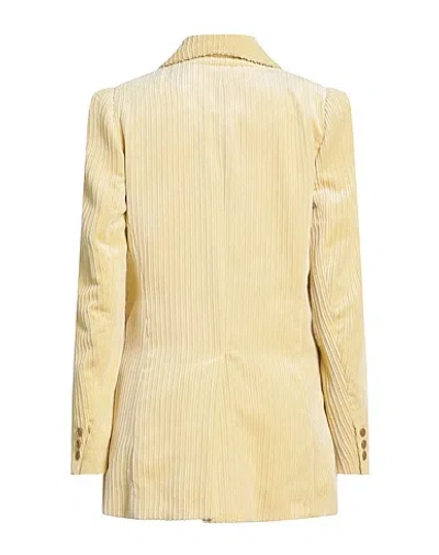 Isabel Marant Single-breasted Suit Jacket In Yellow