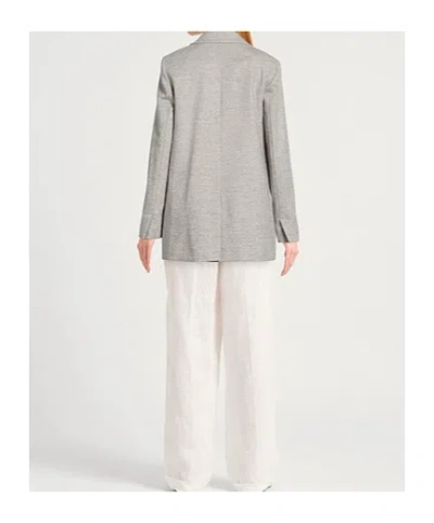 Maxco. Single-breasted Suit Jacket In Gray