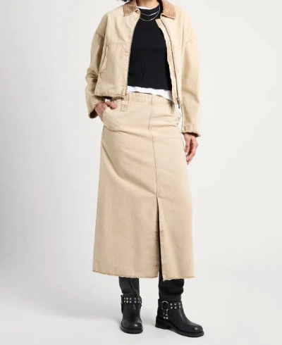 Maxco. Midi Skirts In Neutral