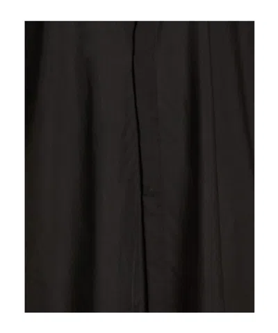 Rick Owens Solid Colour Shirts In Black