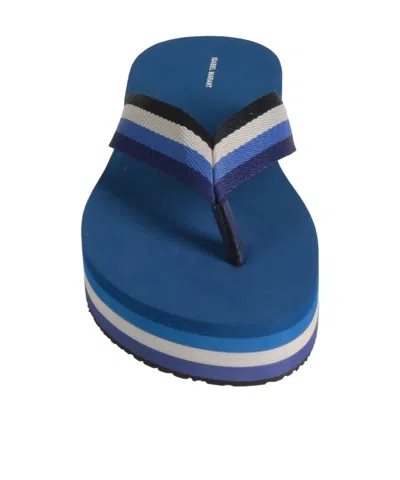 Isabel Marant Multicolor Flip Flops In Blue